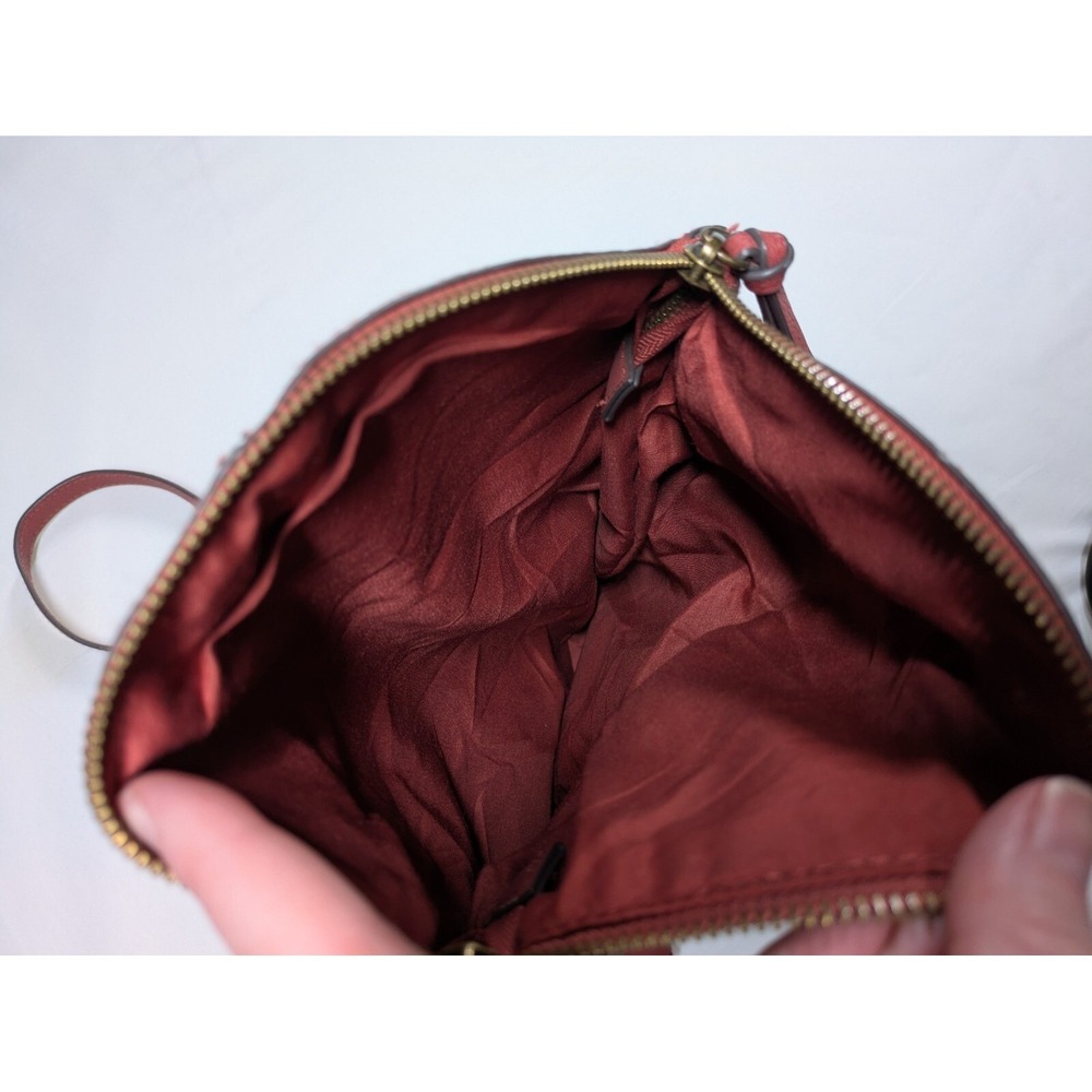Sonoma Crossbody Bag Women OS Red Studded Faux Leather Adjustable Strap - Picture 2 of 7